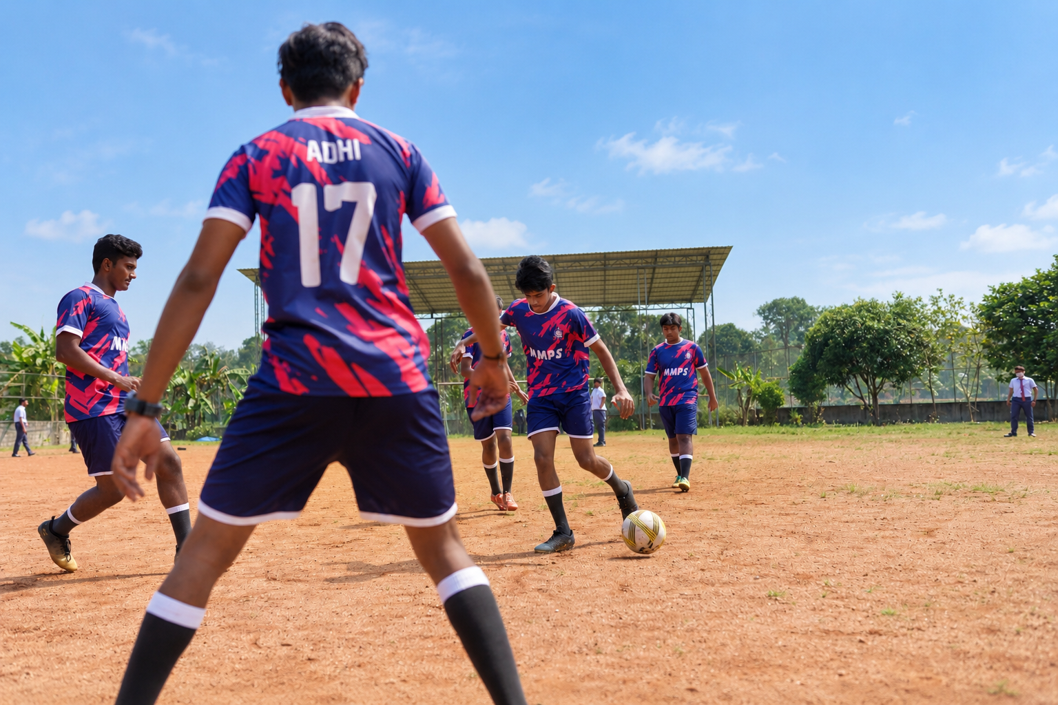 School sports ground